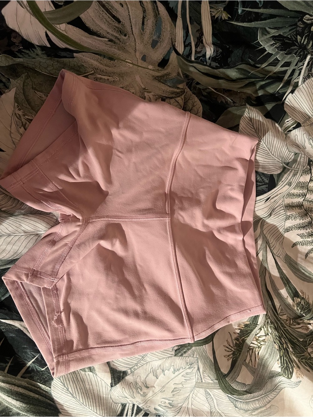 lululemon athletica Light Pink Bike Shorts
